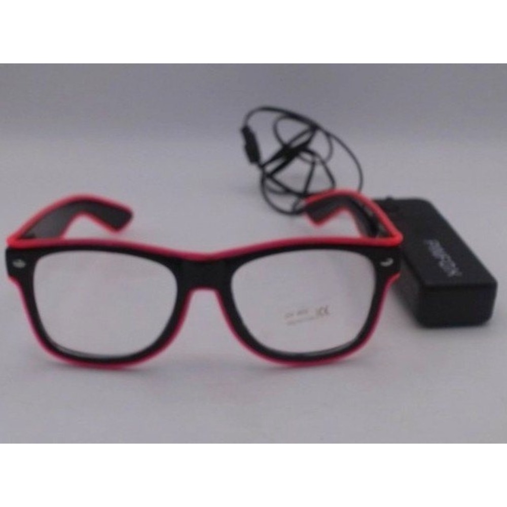 Pinfix LED Neon EL Wie Rave Glasses, BRAND NEW / NO BOX - Picture 3 of 5